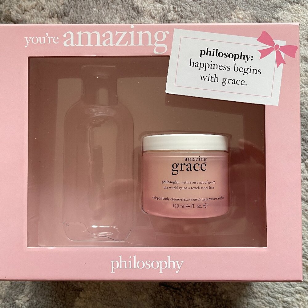 Philosophy Amazing Grace Whipped Body Crème – 4oz / 120ml – New